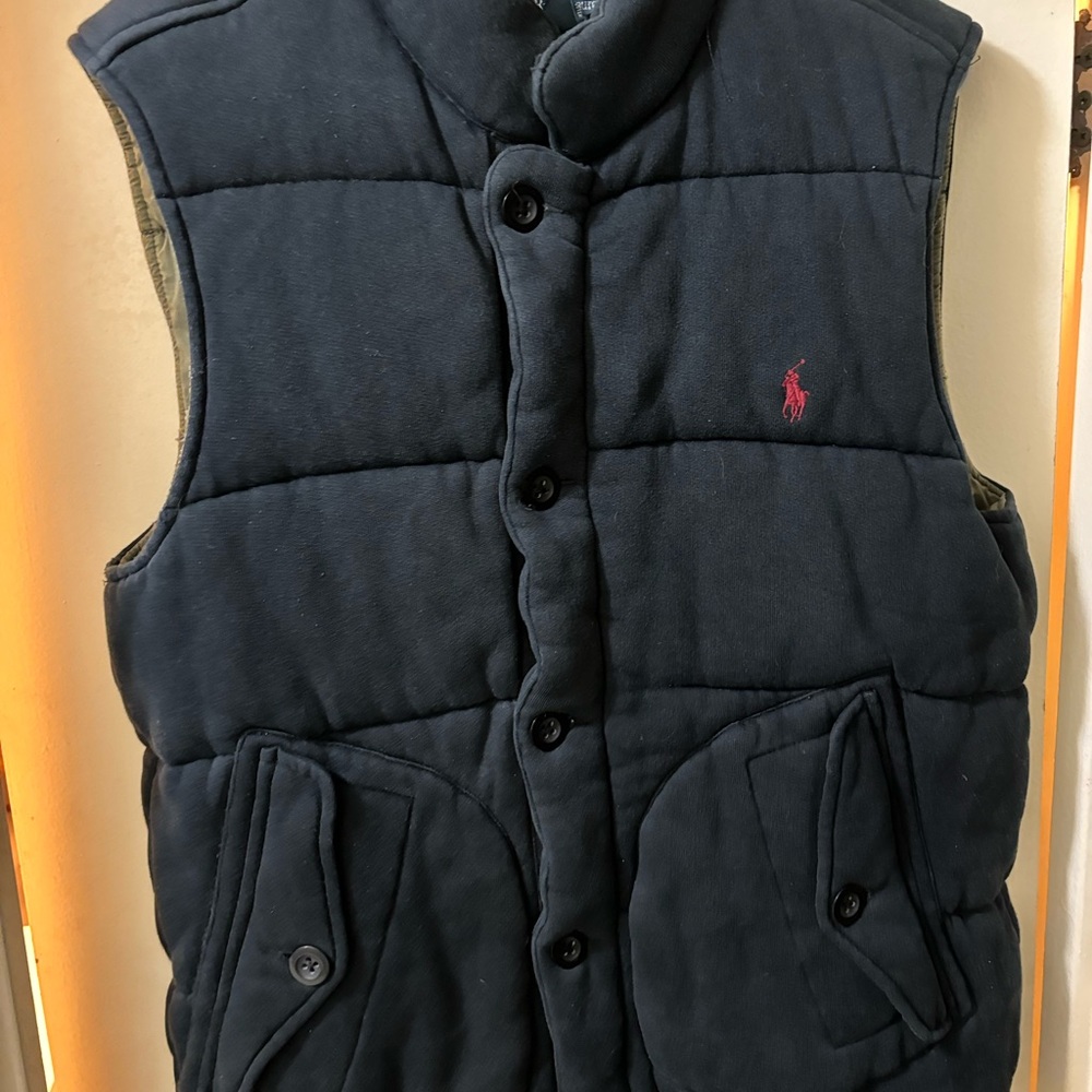 Vintage Polo Ralph Lauren Cotton Vest Y2K Size M